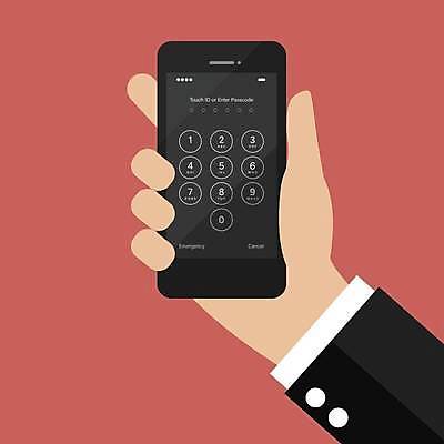 EPS 해외이미지 손 일러스트 비즈니스 모션 들기 신체부위 스마트폰 암호 해외일러스트 사람 핸드폰 스마트기기 파일형식 벡터 이미지허브