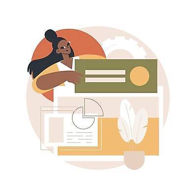 EPS 해외이미지 여자 화분 잎 일러스트 비즈니스 한명 들기 상반신 성인 사각형 가리킴 비즈니스우먼 원형 톱니바퀴 원그래프 성인여자한명만 해외일러스트 도형 식물 1 모션 그래프 사람 손짓 직장인 여자한명만 성인여자만 파일형식 벡터 이미지허브