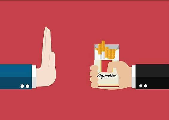 EPS 해외이미지 손 일러스트 흡연 담배 들기 신체부위 빨간색 거절 금연 담배갑 흡연금지 해외일러스트 캠페인 컬러 컨셉 모션 사람 금지 사회이슈 파일형식 벡터 이미지허브