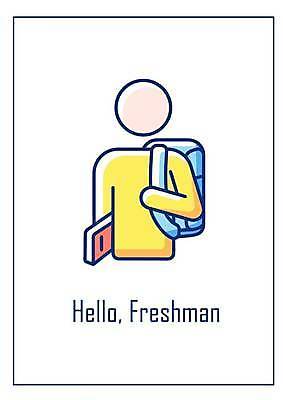 EPS 해외이미지 템플릿 일러스트 책가방 사람모양 들기 사람없음 책 흰색 신입생 매기 환영 신입 해외일러스트 모양 학생 컬러 가방 모션 파일형식 벡터 이미지허브