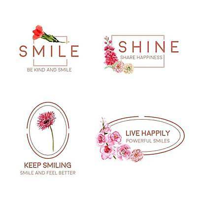 EPS 해외이미지 꽃 일러스트 텍스트 프레임 타이포그라피 사람없음 사각형 원형 심볼 브랜딩 해외일러스트 도형 식물 문자 파일형식 벡터 이미지허브