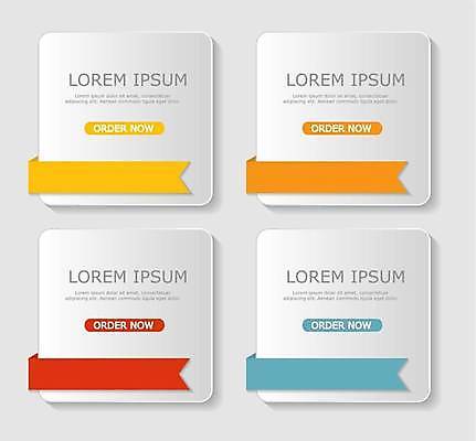 EPS 해외이미지 리본 일러스트 비즈니스 사람없음 그래픽 사각형 자료 인포그래픽 정보 심플 해외일러스트 도형 파일형식 벡터 이미지허브