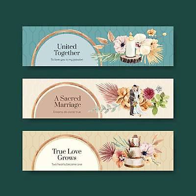 EPS 해외이미지 전신 템플릿 배너 여자 남자 가로배너 꽃 하늘색 결혼 잎 일러스트 결혼식 키스 서기 성인 두명 웨딩케이크 베이지색 신랑신부 성인만 배너세트 해외일러스트 식물 신부_웨딩 컬러 신랑 모션 사람 이벤트 가로 파란색 세트 케이크 애정표현 파일형식 벡터 이미지허브