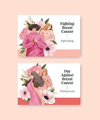 EPS 해외이미지 여자 꽃 분홍색 일러스트 건강 여러명 성인 심볼 유방암 유방암예방캠페인 성인여자만 해외일러스트 식물 캠페인 컬러 다수 사람 암 여자만 성인만 파일형식 벡터 이미지허브