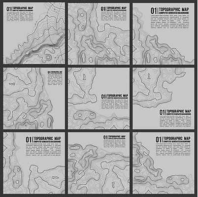 EPS 해외이미지 디자인 종이 선 바다 백그라운드 지도 패턴 일러스트 자국 추상 미래 산 물 세트 3D 우주 디지털 골짜기 검은색 어둠 캠핑 하이킹 탐험 정상 매끈함 자르기 방향 질감 윤곽 지형 철사 지역 기하학 엘리먼트 와이어프레임 해외일러스트 자연요소 컬러 컨셉 무늬 모션 자연 레저 감각 디지털합성 파일형식 벡터 이미지허브