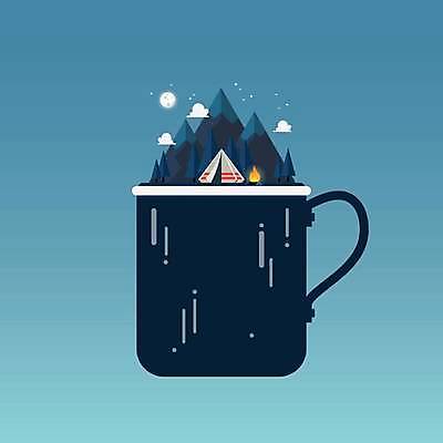 EPS 해외이미지 나무 공원 커피 음료 야생동물 바다 여행 컨셉 일러스트 자연 휴가 산 텐트 풍경 야외 컵 물 여름 강 소풍 여행객 금속 트래킹 캠핑 하이킹 머그컵 탐험 플랫 야간 숲 모닥불 만화 캠핑장 원정 해외일러스트 자연요소 식물 동물 식기 계절 공공시설 재질 불 레저 캠핑도구 사람 야외활동 생태계 파일형식 벡터 이미지허브