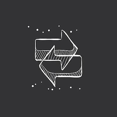 EPS 해외이미지 화살표 일러스트 사람없음 검은색 흰색 방향 해외일러스트 컬러 파일형식 벡터 이미지허브