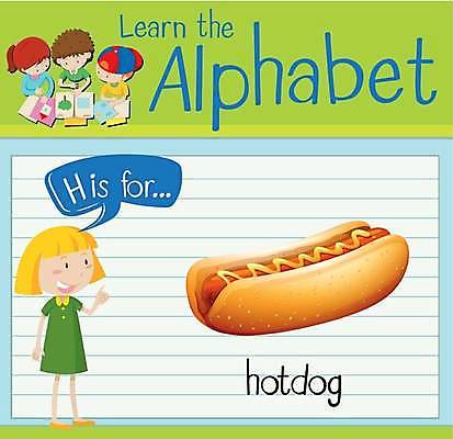 EPS 해외이미지 전신 영어 여자 남자 어린이 말풍선 일러스트 영어교육 소년 여러명 상반신 단어 학습 가리킴 핫도그 단어공부 어린이만 단어장 해외일러스트 문자 교육 음식 다수 패스트푸드 사람 손짓 공책 파일형식 벡터 이미지허브