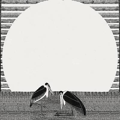 EPS 해외이미지 디자인 야생동물 두마리 일러스트 조류 미술 사람없음 검은색 카피스페이스 해외일러스트 동물 컬러 2 문화예술 공백 파일형식 벡터 이미지허브