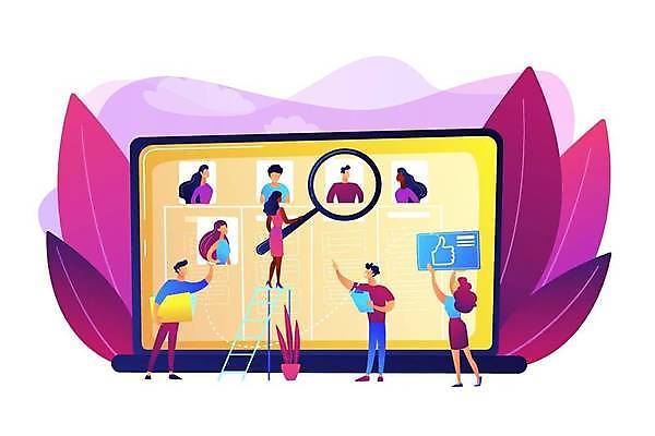 EPS 해외이미지 전신 여자 남자 일러스트 사다리 돋보기 들기 여러명 상반신 성인 노트북 폴더 따봉 서류판 채용 성인만 해외일러스트 다수 비즈니스 모션 사람 전자제품 사무용품 도구 최고 파일 파일형식 벡터 이미지허브