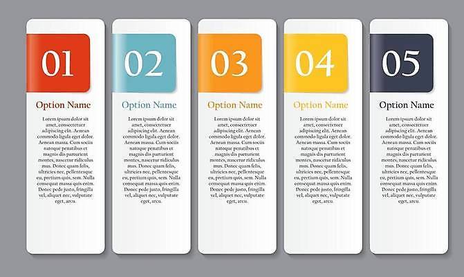 EPS 해외이미지 디자인 일러스트 비즈니스 사람없음 숫자 사각형 자료 인포그래픽 정보 목차 해외일러스트 도형 문자 파일형식 벡터 이미지허브