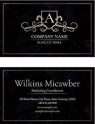 EPS 해외이미지 디자인 일러스트 비즈니스 명함 명함템플릿 사람없음 검은색 A 방패모양 가로명함 해외일러스트 모양 템플릿 알파벳 컬러 방패 파일형식 벡터 이미지허브