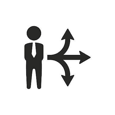 EPS 해외이미지 화살표 일러스트 비즈니스 사람모양 사람없음 비즈니스맨 선택 방향 해결 해외일러스트 모양 남자 컨셉 직장인 파일형식 벡터 이미지허브