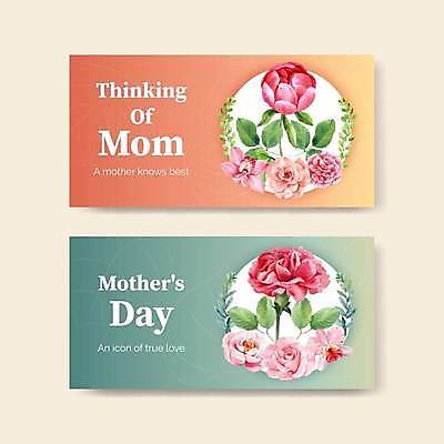 EPS 해외이미지 꽃 잎 일러스트 수채화 사람없음 초록색 분위기 카네이션 손그림 감성 어머니의날 코랄 해외일러스트 식물 기념일 컬러 컨셉 미국문화 파일형식 벡터 이미지허브