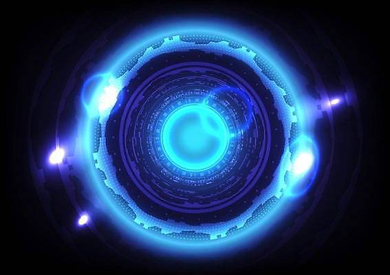 EPS 해외이미지 백그라운드 일러스트 사람없음 디지털 사이버 UI SF 해외일러스트 파일형식 벡터 이미지허브