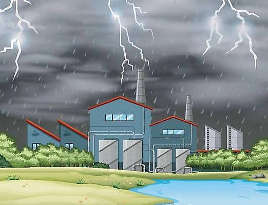 EPS 해외이미지 클립아트 구름 디자인 계절 산업 백그라운드 일러스트 비즈니스 건축양식 공장 하늘 날씨 주택 미술 건물 그래픽 도시 번개 심볼 창고 그림 클립 장면 폭풍 뇌우 해외일러스트 자연요소 건축물 건축 공업 문화예술 파일형식 벡터 이미지허브