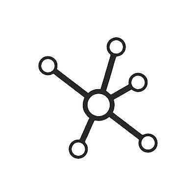 EPS 해외이미지 선 일러스트 비즈니스 협력 사람없음 원형 연결 해외일러스트 도형 파일형식 벡터 이미지허브