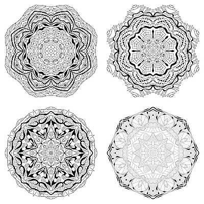 EPS 해외이미지 선 패턴 일러스트 추상 사람없음 그림 만다라 젠탱글 해외일러스트 무늬 파일형식 벡터 이미지허브