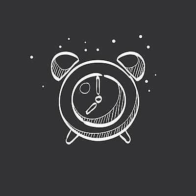 EPS 해외이미지 시계 일러스트 사람없음 검은색 해외일러스트 컬러 파일형식 벡터 이미지허브