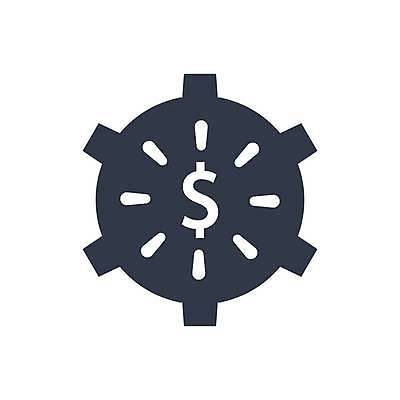 EPS 해외이미지 시계 일러스트 비즈니스 관리 사람없음 달러 시간 계획 톱니바퀴 예산 해외일러스트 컨셉 돈 파일형식 벡터 이미지허브