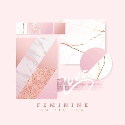 EPS 해외이미지 손글씨 분홍색 백그라운드 일러스트 추상 사람없음 세트 사각형 원형 대리석 화사함 해외일러스트 도형 컬러 컨셉 무늬 재료 파일형식 벡터 이미지허브