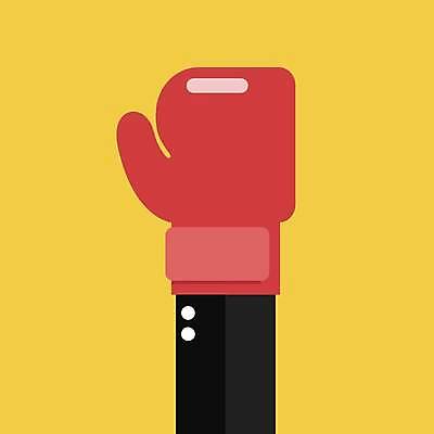 EPS 해외이미지 손 일러스트 비즈니스 모션 신체부위 권투글러브 해외일러스트 사람 글러브 파일형식 벡터 이미지허브