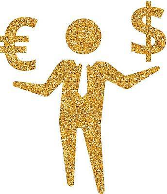 EPS 해외이미지 일러스트 비즈니스 사람모양 사람없음 반짝임 달러 유로 금박 더스트파티클 해외일러스트 모양 돈 모션 파일형식 벡터 이미지허브