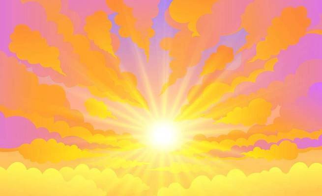 EPS 해외이미지 구름 디자인 백그라운드 패턴 일러스트 자연 벽지 하늘 추상 불꽃 미술 풍경 야외 그래픽 장식 여름 빛 햇빛 태양 노란색 일출 맑음 황혼 일몰 새벽 황금 질감 장면 마법 천국 빛망울 노려봄 내추럴 수평선 해외일러스트 자연요소 계절 컬러 무늬 불 날씨 문화예술 표정 노을 생태계 파일형식 벡터 이미지허브