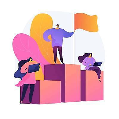 EPS 해외이미지 직업 디자인 컨셉 일러스트 성공 추상 노동자 안내 이야기 서기 앉기 그래픽 노트북 경쟁 깃발 바 플랫 정상 대표 만화 종업원 트로피 받침대 경영자 리더 장면 승진 개발 경영 고립 골 승자 챔피언 패기 자극 해외일러스트 무늬 비즈니스 모션 전자제품 자신감 상 파일형식 벡터 감정 상패 우승 최고 이미지허브