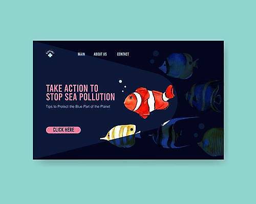 EPS 해외이미지 여러마리 일러스트 어류 사람없음 홈페이지 남색 열대어 웹디자인 흰동가리 해외일러스트 컬러 다수 수중동물 파일형식 벡터 이미지허브