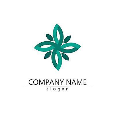 EPS 해외이미지 디자인 꽃 일러스트 추상 사람없음 초록색 심볼 해외일러스트 식물 컬러 무늬 파일형식 벡터 이미지허브