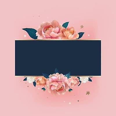 EPS 해외이미지 꽃 줄기 분홍색 잎 일러스트 프레임 사람없음 장미 카피스페이스 해외일러스트 식물 컬러 공백 파일형식 벡터 이미지허브