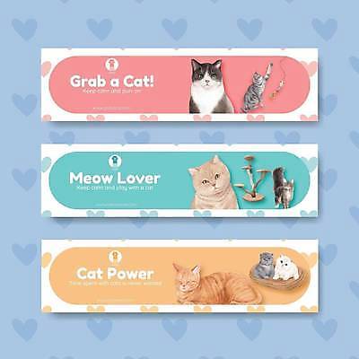EPS 해외이미지 템플릿 배너 가로배너 반려견 새끼 분홍색 하늘색 여러마리 일러스트 사람없음 반려동물 귀여움 주황색 고양이 하트 캣타워 배너세트 고양이낚시대 해외일러스트 반려용품 모양 동물 컬러 다수 컨셉 포유류 가로 파란색 세트 개 오브젝트 파일형식 벡터 애묘용품 이미지허브