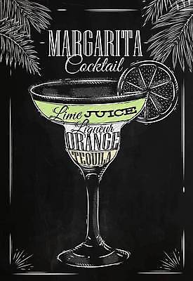 EPS 해외이미지 영어 포스터 잎 일러스트 프레임 타이포그라피 사람없음 사각형 칵테일 낙서 메뉴 칵테일잔 라임 레시피 비율 마르가리타 해외일러스트 도형 식물 문자 술잔 과일 주류 파일형식 벡터 이미지허브