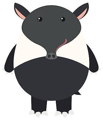 EPS 해외이미지 한마리 야생동물 동물캐릭터 일러스트 사람없음 귀여움 해외일러스트 일러캐릭터 동물 캐릭터 1 컨셉 파일형식 벡터 이미지허브