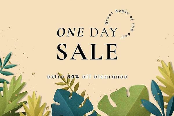 EPS 해외이미지 배너 일러스트 타이포그라피 사람없음 쇼핑 세일 베이지색 열대잎 카피스페이스 트로피컬아트 해외일러스트 문자 컬러 잎 공백 그림 파일형식 벡터 이미지허브