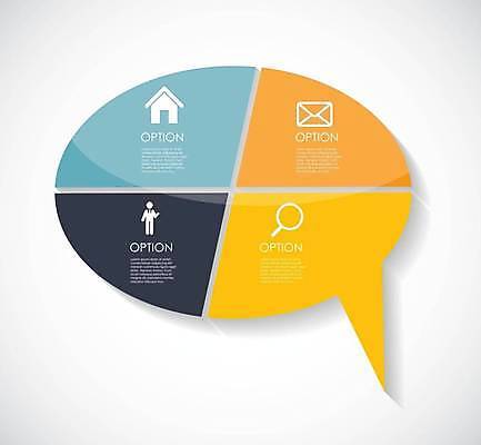 EPS 해외이미지 디자인 말풍선 일러스트 비즈니스 돋보기 사람모양 사람없음 파란색 노란색 자료 인포그래픽 정보 편지 레이아웃 목차 집모양 해외일러스트 모양 컬러 파일형식 벡터 이미지허브