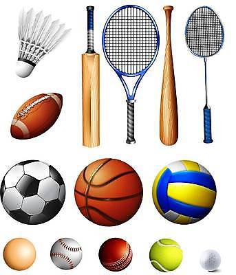 EPS 해외이미지 클립아트 백그라운드 골프 일러스트 농구 미술 그래픽 럭비 축구 야구 테니스 흰색 라켓 테니스공 배구 만화 오브젝트 그림 클립 배드민턴 박쥐 고립 귀뚜라미 해외일러스트 스포츠용품 컬러 곤충 공 포유류 문화예술 구기 테니스용품 파일형식 벡터 이미지허브