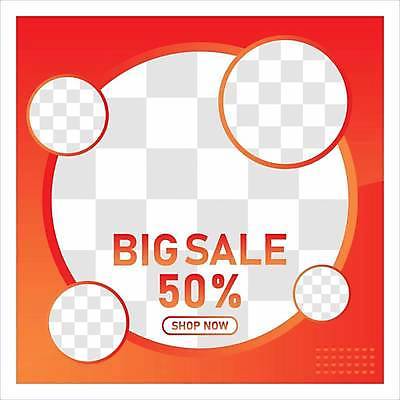 EPS 해외이미지 디자인 일러스트 추상 프레임 타이포그라피 사람없음 쇼핑 세일 주황색 흰색 원형프레임 빅세일 해외일러스트 문자 컬러 무늬 원형 파일형식 벡터 이미지허브