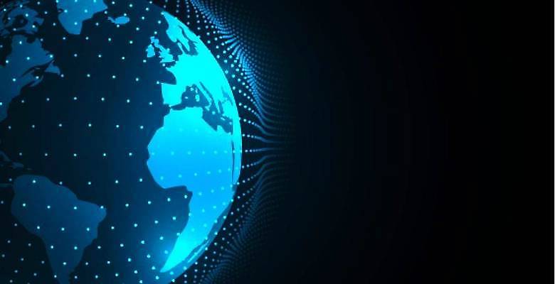 EPS 해외이미지 지구 일러스트 사람없음 파란색 우주 해외일러스트 컬러 파일형식 벡터 이미지허브