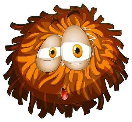 EPS 해외이미지 클립아트 캐릭터 감정 얼굴 백그라운드 일러스트 털 표정 미술 그래픽 갈색 놀람 외침 흰색 원형 입 만화 오브젝트 그림 클립 고립 표현성 해외일러스트 일러캐릭터 도형 컬러 문화예술 신체부위 소리 파일형식 벡터 이미지허브