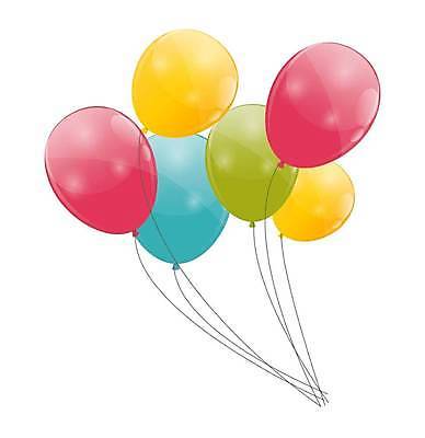 EPS 해외이미지 일러스트 사람없음 컬러풀 이벤트용품 풍선 해외일러스트 컬러 이벤트 오브젝트 파일형식 벡터 이미지허브