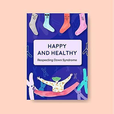 EPS 해외이미지 남자 행복 포스터 리플렛 일러스트 양말 건강 한명 성인 파란색 점프 질병 염색체 장애 다운증후군 성인남자한명만 해외일러스트 1 감정 컬러 의학 모션 사람 생명공학 남자한명만 성인남자만 파일형식 벡터 이미지허브