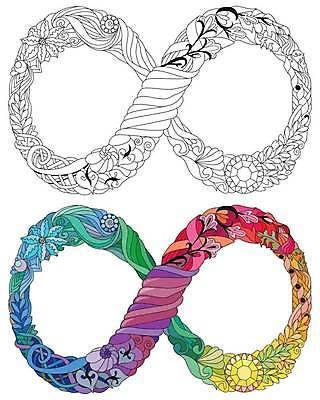 EPS 해외이미지 선 패턴 일러스트 추상 사람없음 그림 뫼비우스의띠 만다라 젠탱글 해외일러스트 무늬 파일형식 벡터 이미지허브