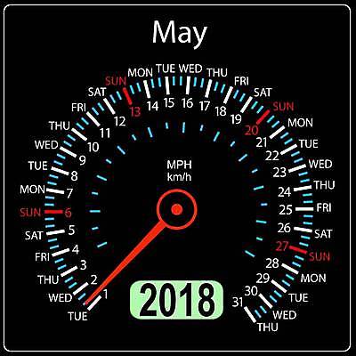 EPS 해외이미지 모양 템플릿 디자인 계절 백그라운드 일러스트 비즈니스 자동차 설계 그래픽 빛 다이어리 검은색 달력 시간 일주일 날짜 계획 5월 연도 주말 일요일 계량기 월 2018년 금요일 목요일 엘리먼트 월요일 자동 토요일 스타일 해외일러스트 육상교통 컬러 컨셉 사무용품 요일 파일형식 벡터 이미지허브