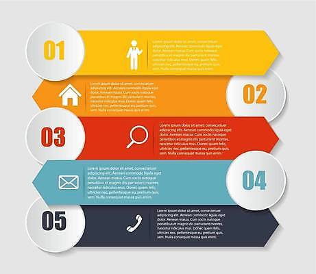 EPS 해외이미지 디자인 일러스트 비즈니스 돋보기 사람모양 사람없음 자료 인포그래픽 정보 원형 이메일 편지 전화기 레이아웃 순서 목차 집모양 해외일러스트 모양 도형 파일형식 벡터 이미지허브