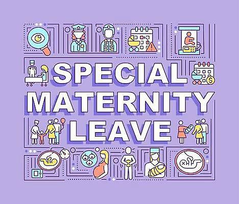 EPS 해외이미지 디자인 선 백그라운드 컨셉 일러스트 사람모양 타이포그라피 사람없음 단어 임산부 달력 신생아 출산 태아 레터링 출산휴가 해외일러스트 모양 문자 휴가 임신 아기 파일형식 벡터 이미지허브