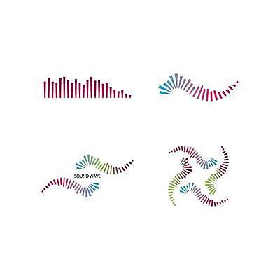 EPS 해외이미지 음악 일러스트 사람없음 컬러풀 소리 볼륨 그라데이션 스테레오 이퀄라이저 사운드웨이브 해외일러스트 컬러 문화예술 파일형식 벡터 이미지허브