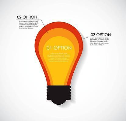 EPS 해외이미지 디자인 일러스트 비즈니스 전구 아이디어 사람없음 빨간색 노란색 주황색 자료 인포그래픽 정보 목차 해외일러스트 컬러 컨셉 파일형식 벡터 이미지허브
