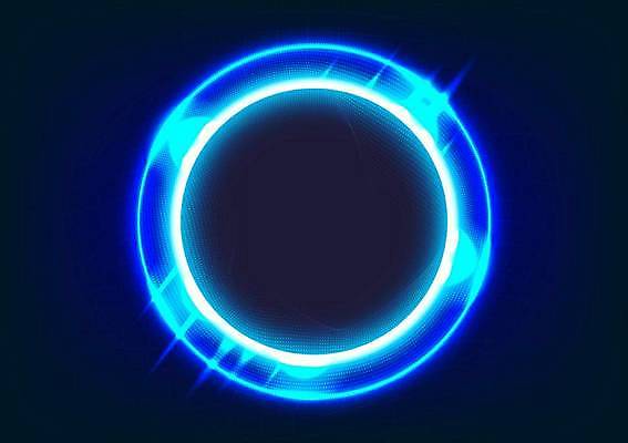 EPS 해외이미지 템플릿 디자인 과학 백그라운드 일러스트 텍스트 모션 벽지 추상 미래 프레임 그래픽 장식 파란색 빛 우주 디지털 어둠 공백 흐름 에너지 반지 원형 신용카드 황금 네온 공상 마법 광 여의주 효과 해외일러스트 도형 컬러 컨셉 무늬 장신구 금융 파일형식 벡터 이미지허브